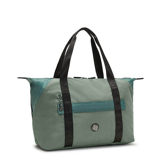 Torby Tote Kipling Art Medium Modne Zielone | PL 1769VR